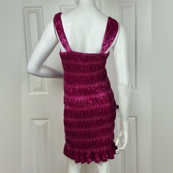 En Saison Pink Sequin Sheath Mini Dress Size Medium C1 - Picture 11 of 16